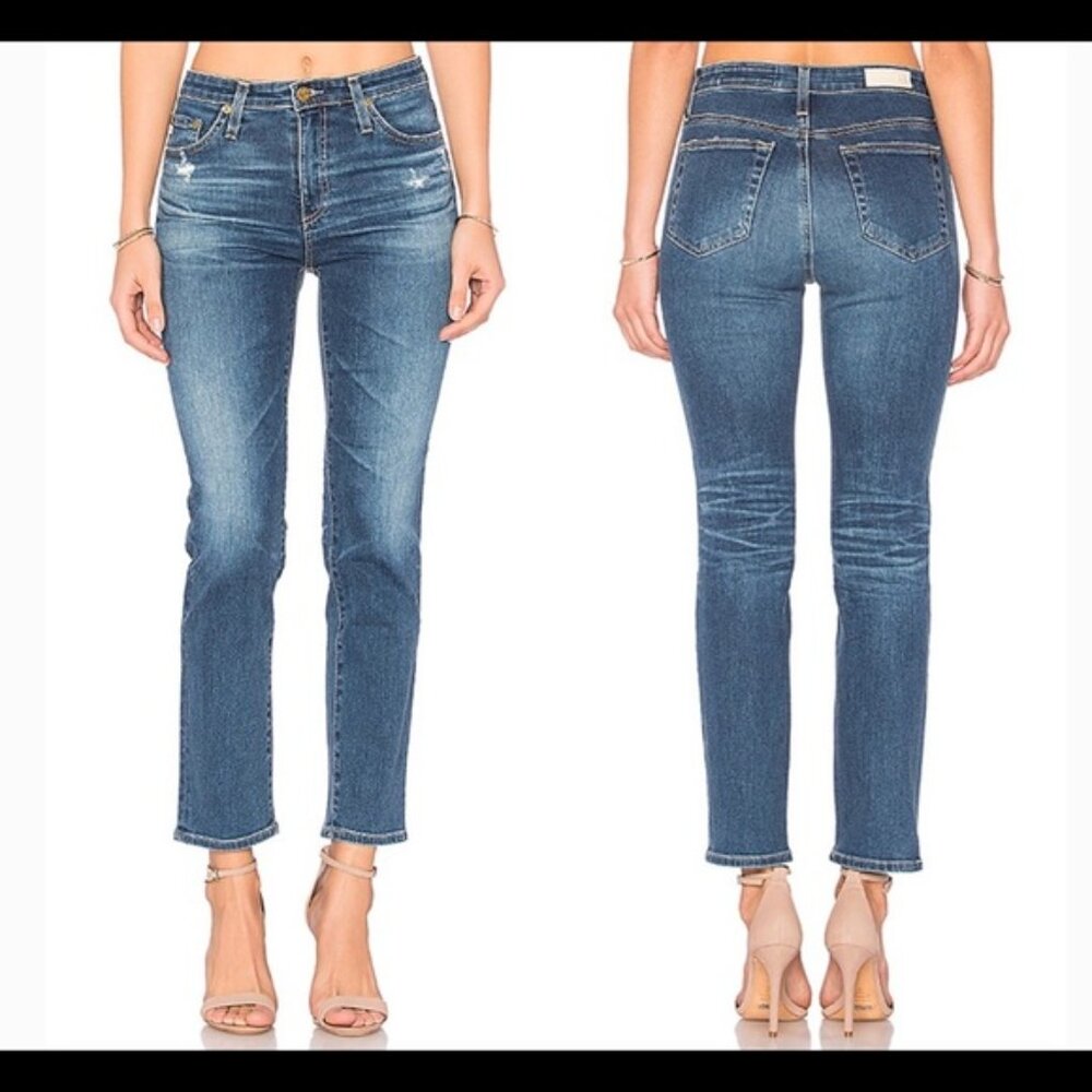 AG Isabelle High-Waist Straight ropped Jan - 29R